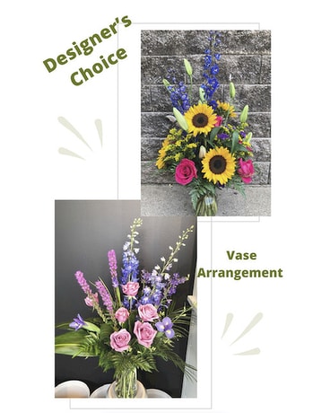 Designer's Choice in Vase Flower Arrangement