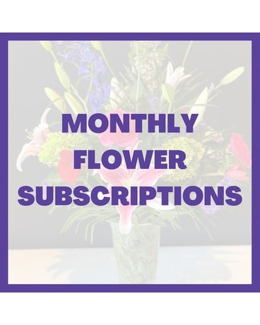 Monthly Flower Subscription Flower Arrangement