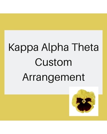 Kappa Alpha Theta Custom Arrangement Flower Arrangement
