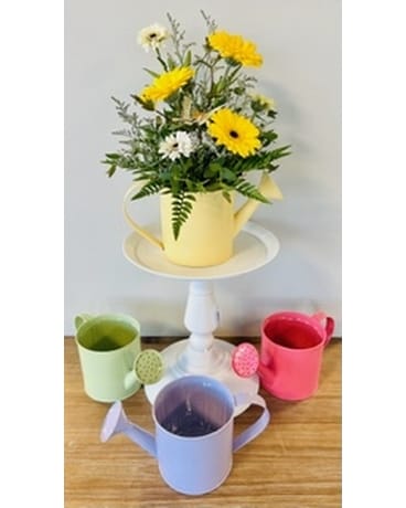 Watering Blooms Flower Arrangement