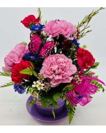 Tea Time Flower Arrangement