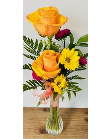 Rose bud vase Flower Arrangement