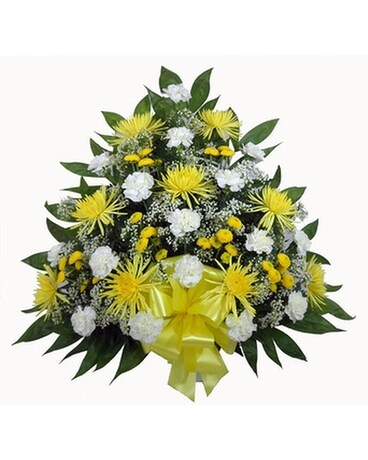 Sunshine Sentiments Fuji Mache Flower Arrangement