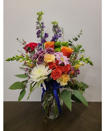 A Colorful Mix Flower Arrangement