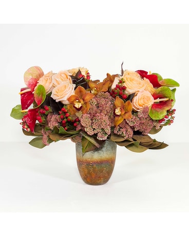 Velvety Vintage Flower Arrangement