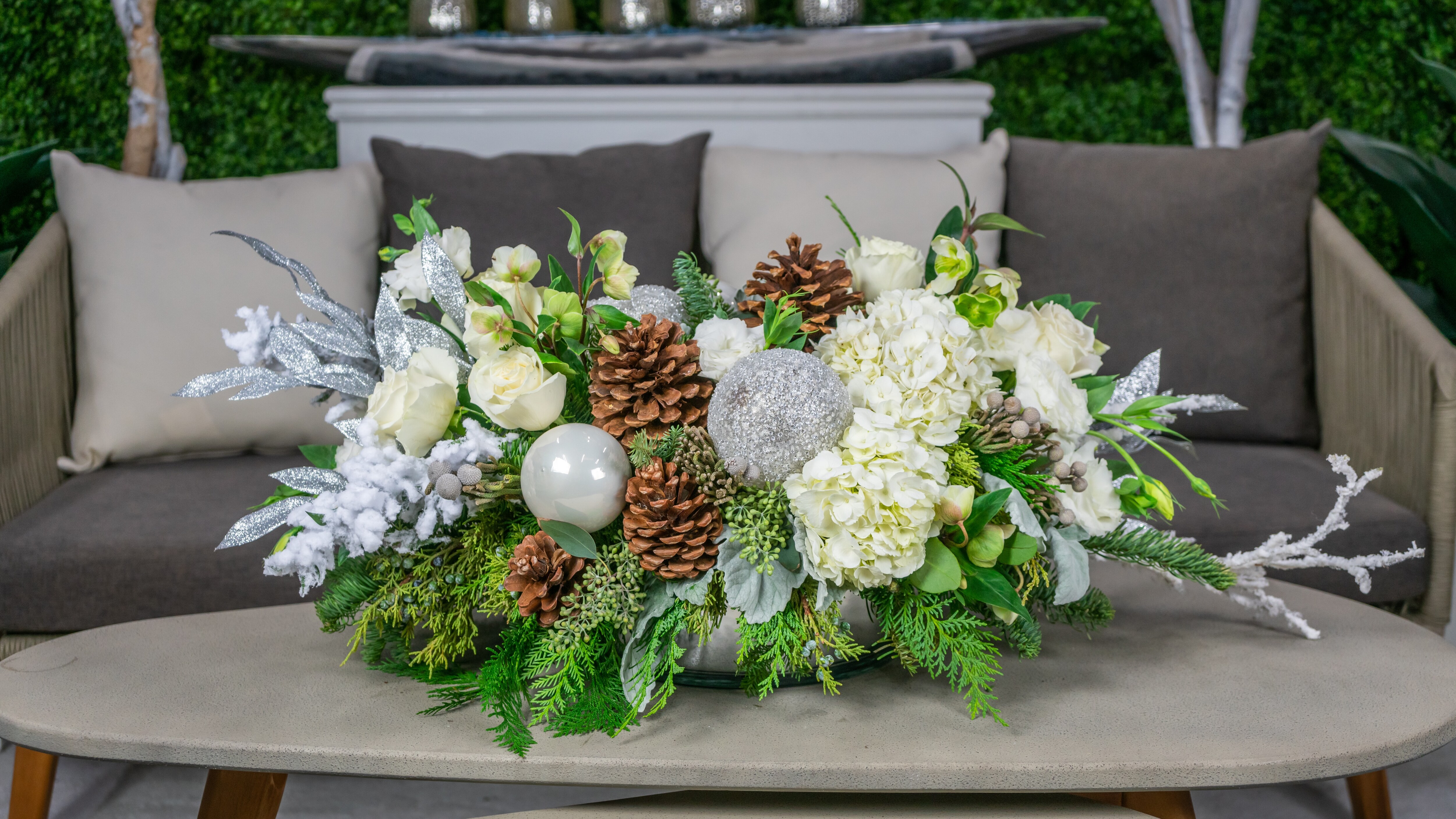 Winter Moon Flower Arrangement