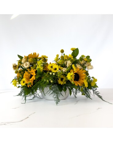 Golden Meadow Flower Arrangement