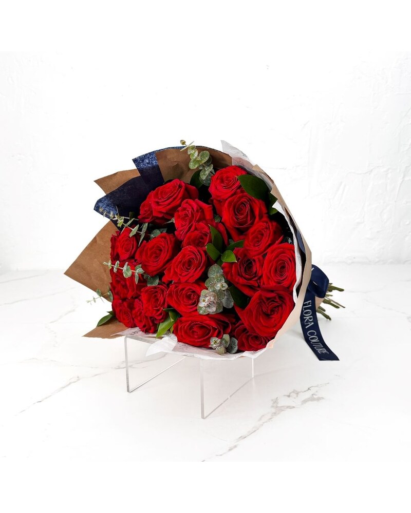 Two Dozen Roses Wrapped in Las Vegas NV - Flora Couture