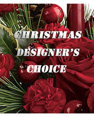 Christmas Designer's Choice Flower Arrangement