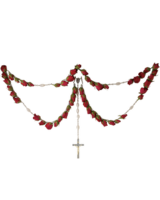 Fully Open (Red) size,  inches height and  inches wide.