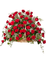 100 Red Roses size, 36 inches height and 36 inches wide.