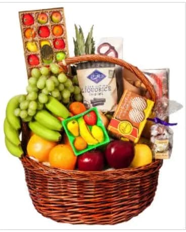 Kosher Basket Flower Arrangement