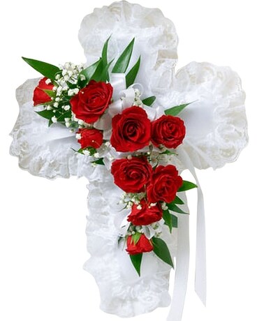 Casket Pillow Flower Arrangement