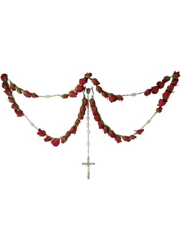 Rosary Flower Arrangement