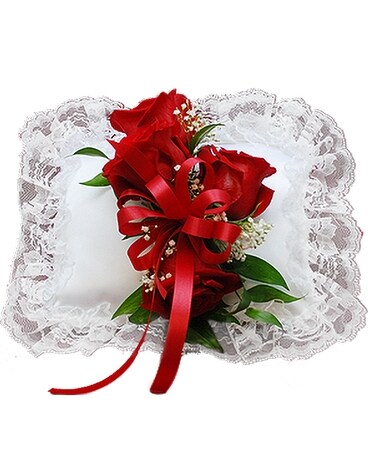 Casket Pillow Flower Arrangement