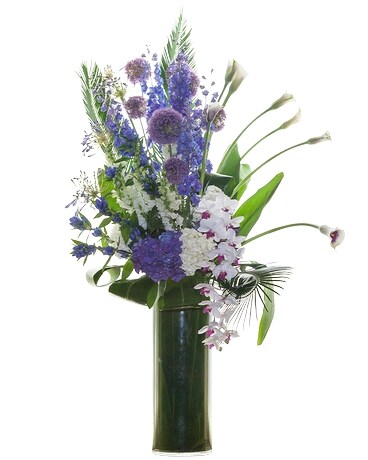 Indigo Flower Arrangement