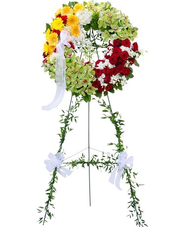 Color Wheel Flower Arrangement