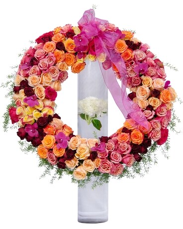 Warm Serenity Flower Arrangement