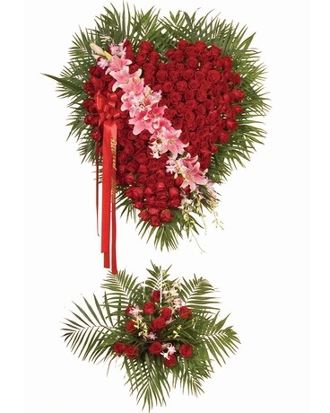 Red Angel Flower Arrangement