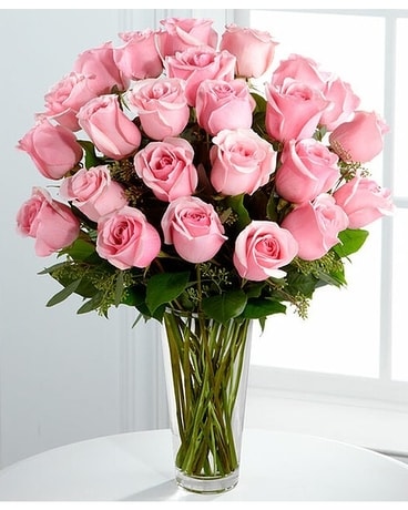 2 Dozen Pink Roses
