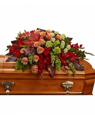 A Fond Farewell Casket Spray