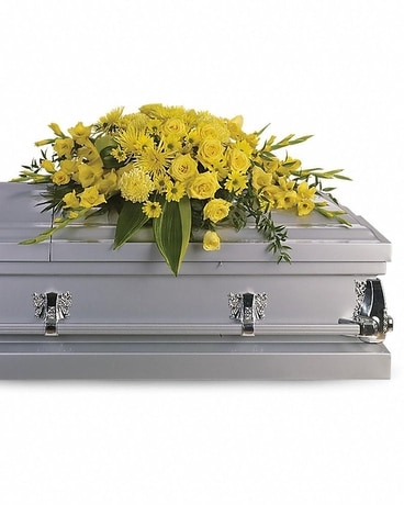 Graceful Grandeur Casket Spray Flower Arrangement