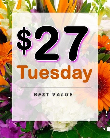 $27 Tuesday Flower Arrangement