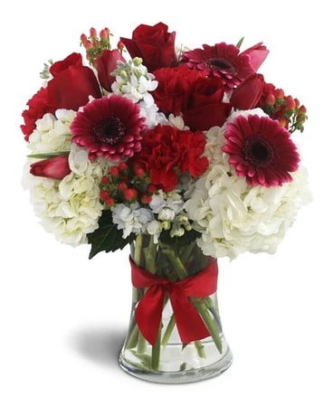 Visions in Red Flower Arrangement