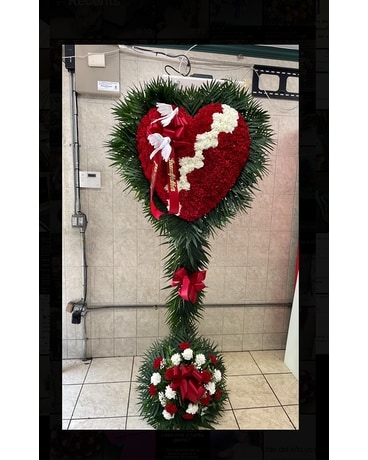 Broken Heart Funeral Arrangement