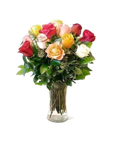 Classic Mix-12 Premium Roses Flower Arrangement