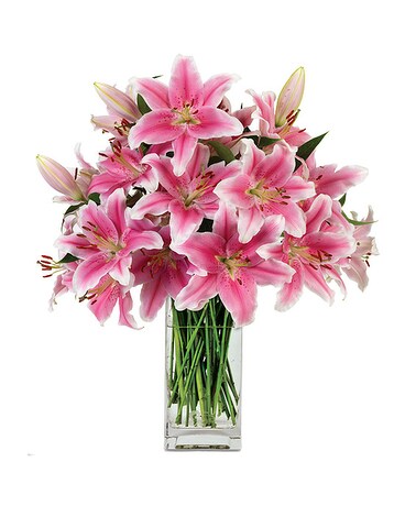 Sorbone Lillies Flower Arrangement