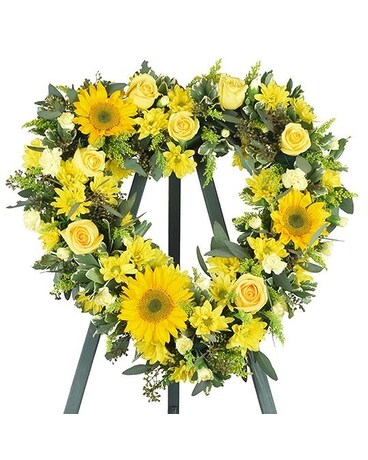 SUNSHINE SENTIMENTS OPEN HEART Funeral Arrangement