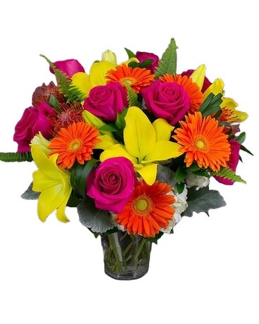Tropical Sunrise Flower Arrangement