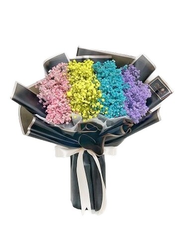 Rainbow Charm Flower Arrangement