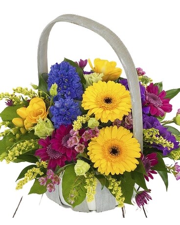 Summer Stroll Basket Arrangement
