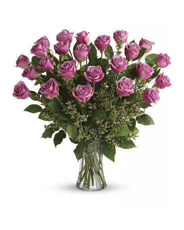 Luscious Lavender-24 Premium roses Flower Arrangement