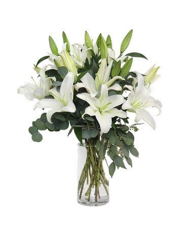 Holland Marlon Lillies Flower Arrangement