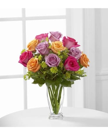 THE FTD® PURE ENCHANTMENT™ ROSE BOUQUET Flower Arrangement