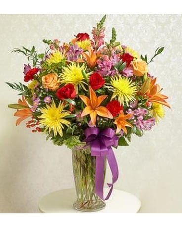 BRIGHT VASE ARRANGEMENT Flower Arrangement