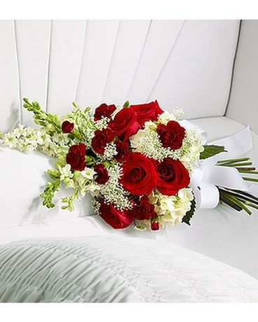 FOREVER IN OUR HEARTS™ CASKET ADORNMENT Flower Arrangement