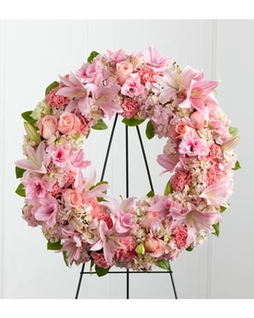 LOVING REMEMBRANCE™ WREATH Flower Arrangement