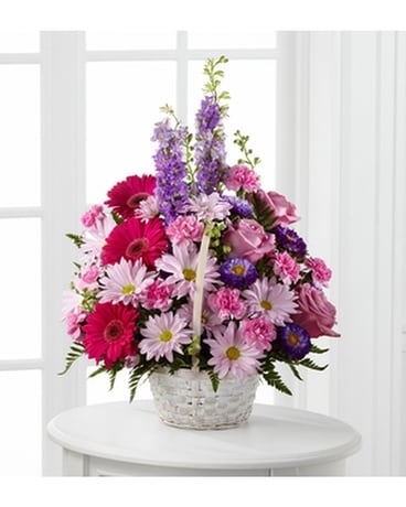 PASTEL PEACE™ BASKET Flower Arrangement