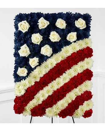 GLORY BE™ FLAG TRIBUTE Flower Arrangement
