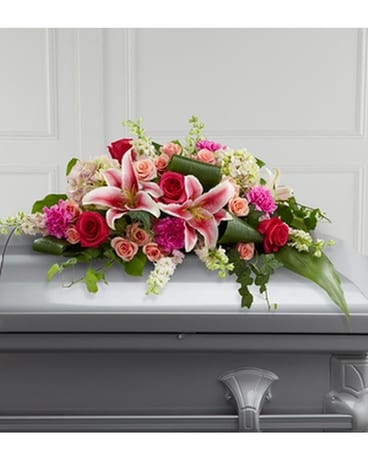 SPLENDID GRACE™ CASKET SPRAY Flower Arrangement