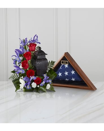 PATRIOTIC TRIBUTE™ ARRANGEMENT Flower Arrangement