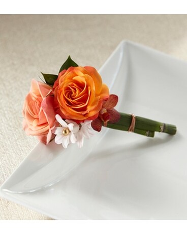 SUNSET DREAM™ BOUTONNIERE Flower Arrangement