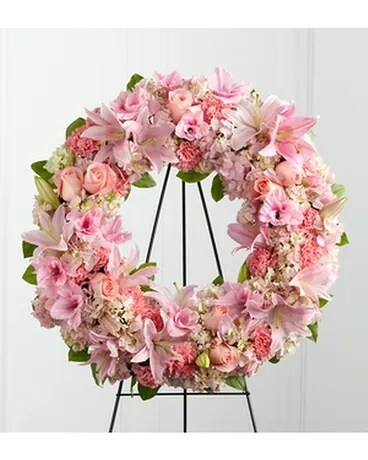 LOVING REMEMBRANCE™ WREATH Flower Arrangement