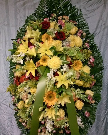 Earth Tones Spray Flower Arrangement