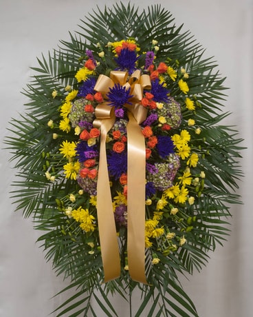 Custom Standing Spray Flower Arrangement