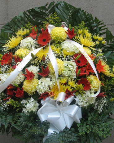Floor Basket Flower Arrangement